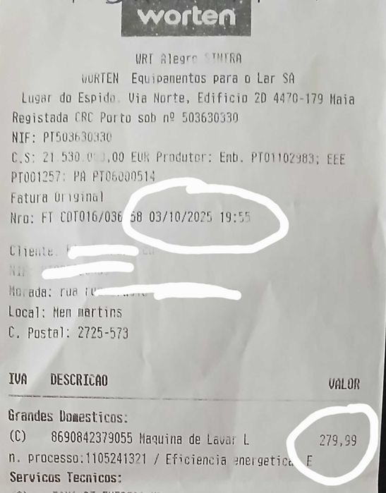 maquina de lavar loiça