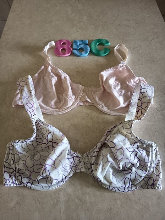 Stanik biustonosz 2 sztuki 85 C miękki