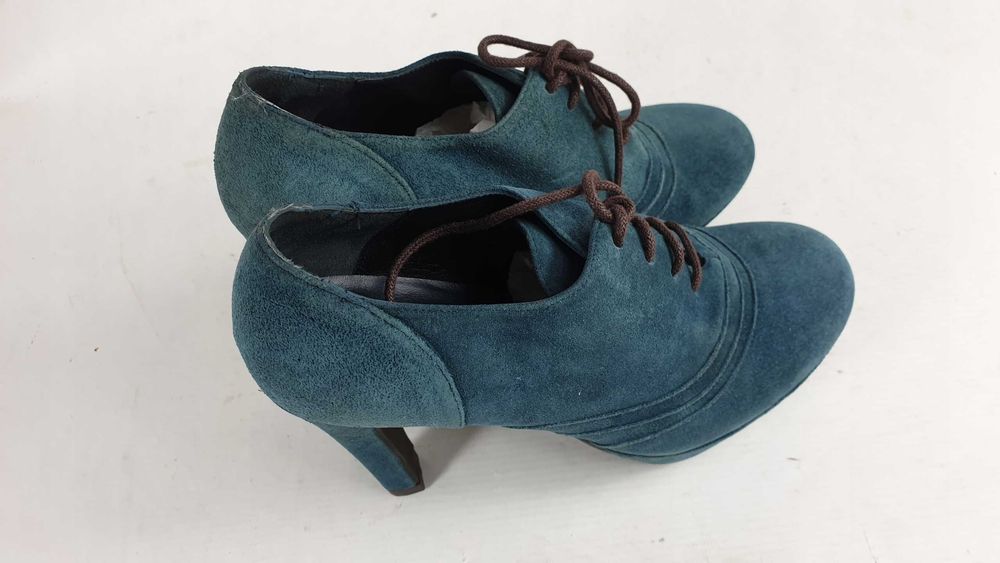 MELLOW YELLOW czółenka na platformie skóra naturalna 36