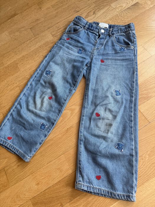 Джинси Zara 6p 116см Стіч та рюша