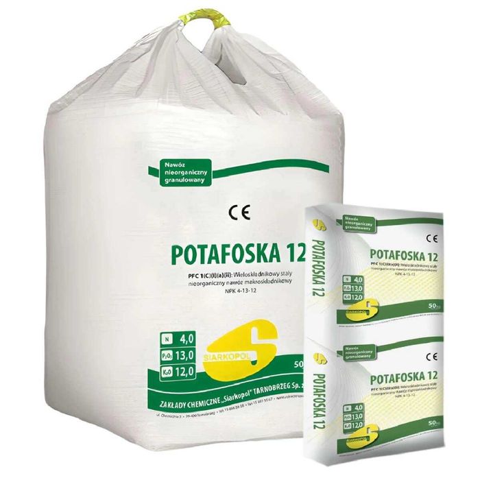 Potafoska NPK 4-13-12 worek 500 kg BB