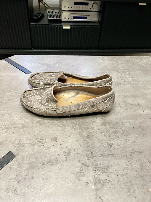 Mokasyny damskie Nessi rozmiar 40 print zwierzęcy