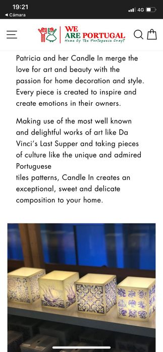 Cubo lanterna Candle In