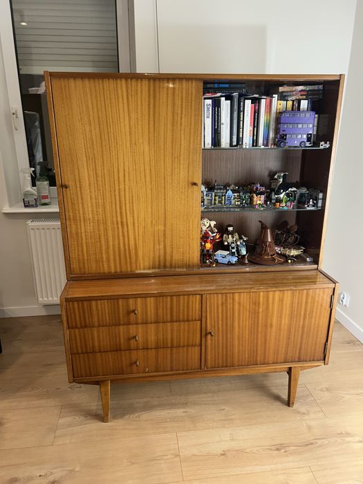 Regał drewniany -styl vintage