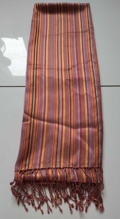Elegancki Szal, szalik 100% jedwab 200x75cm