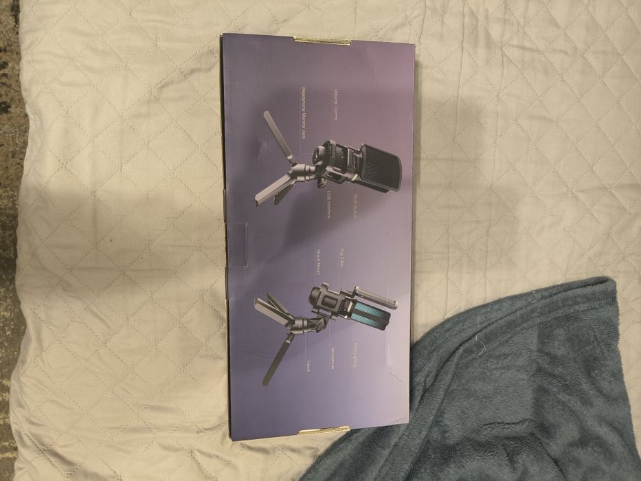 Ігровий, конденсаторний мікрофон на кронштейні Zealsound A68S