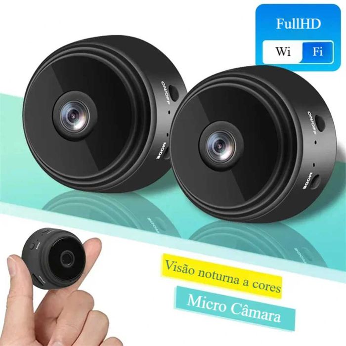 Câmara WiFi 1080P HD * Sem Fios * Remota c/ Íman & Bateria