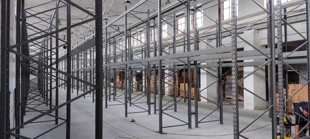 Палетні стелажі для складу. Стелажі в гараж, на виробництво, опт. базу