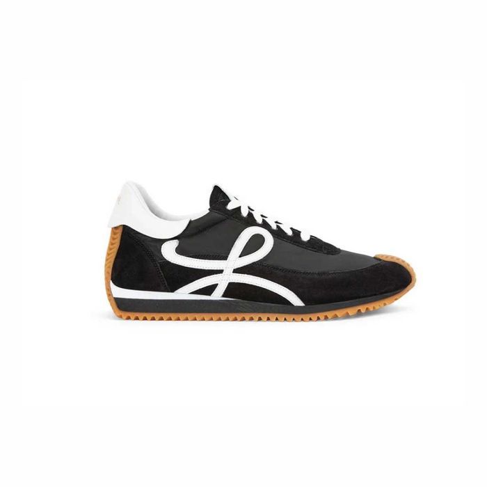 Кросівки Flow Runner In Nylon And Suede Black/White