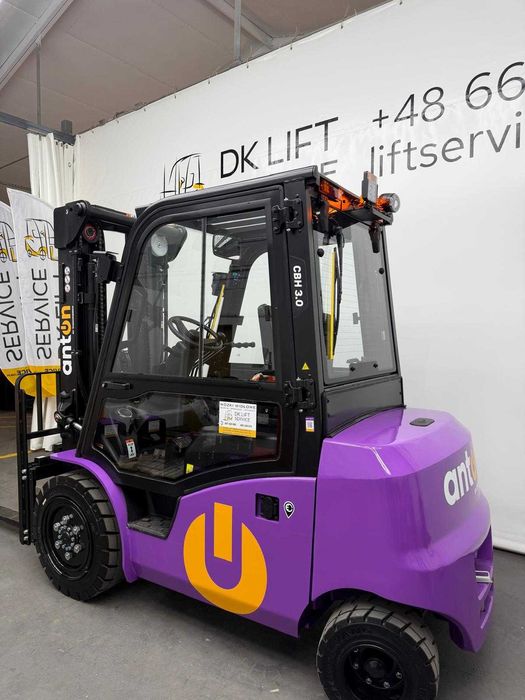 Wózek widłowy Elektryczny ANTON CBH 3.0 v3 3t 3000kg, triplex 4,8m, kabina,