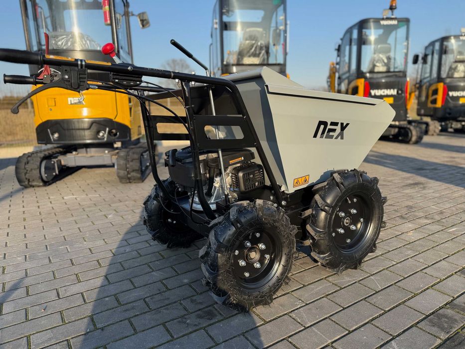 Taczka 4x4 spalinowa Wozidło kołowe NEX 300kg Transporter