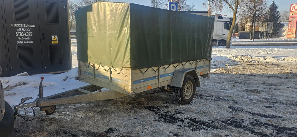 Sprzedam Przyczepa SUSKI 270 x 156 cm Resor Przyczepka Premium
