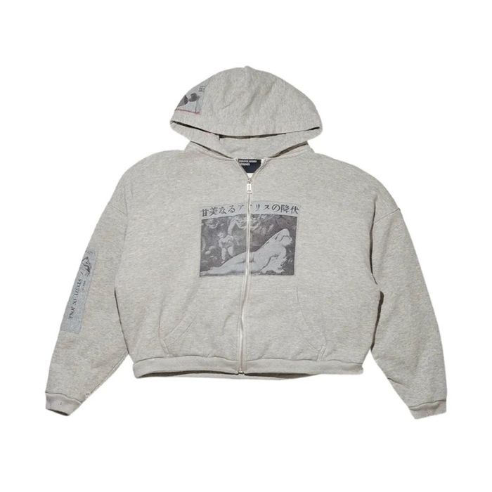 Zip-Up hoodie Enfants Riches Deprimes Assemblage ерд зипка  серый худи