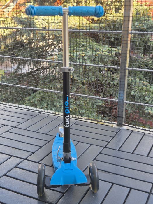Hulajnoga Fun Pro blue blue niebieska 3-6 lat 50kg