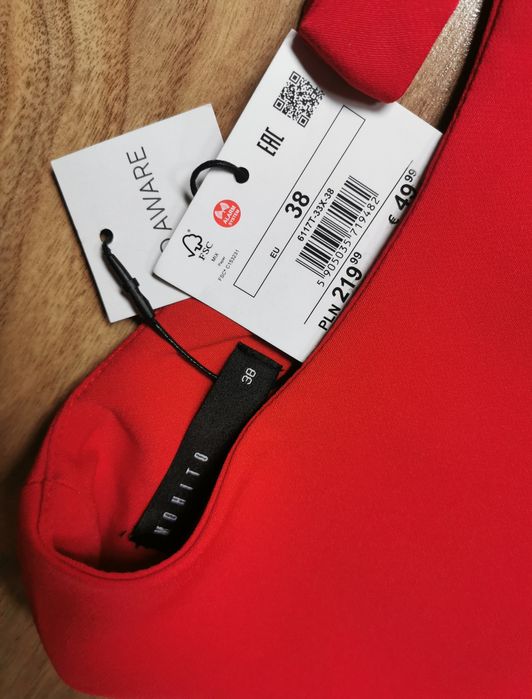 Wieczorowa długa suknia Mohito roz. 38 (M)