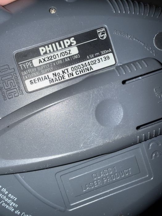 CD Плеєр Play Philips Jogproof ідеальний стан rare cd