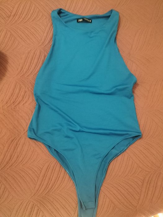 Body azul da zara