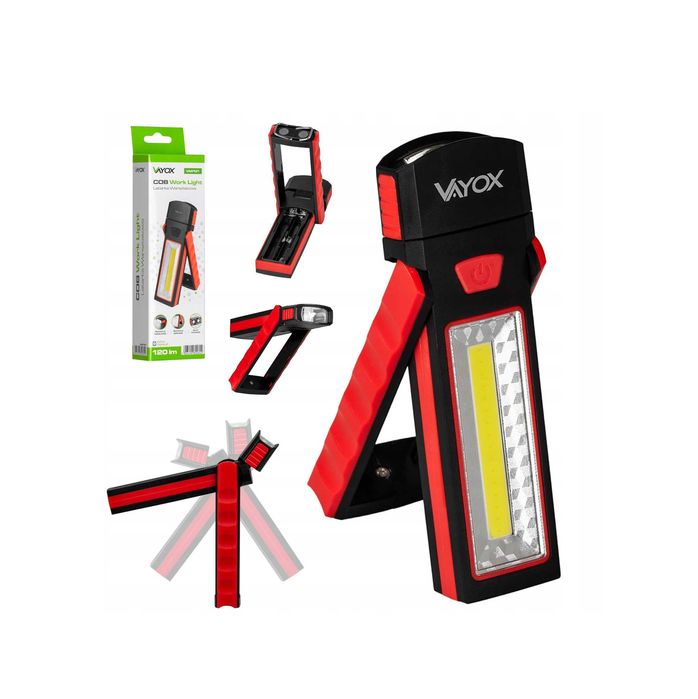 MAŁA i MOCNA Lampa Warsztatowa LED Robocza latarka do auta z magnesem