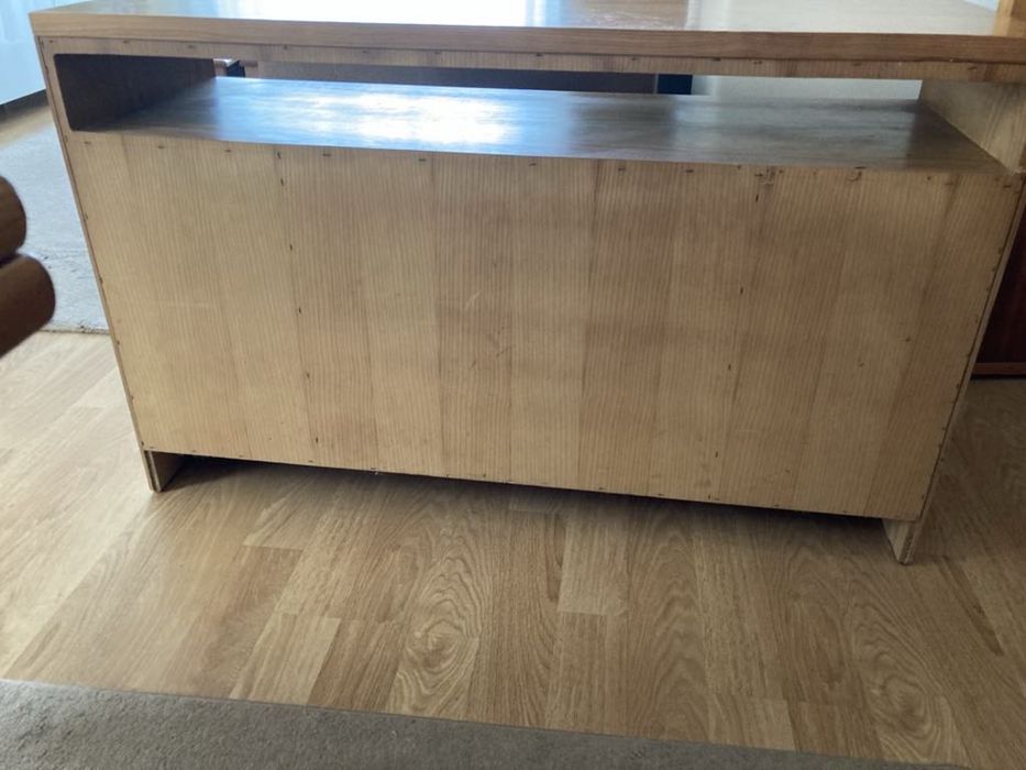 Móvel em pinho TV + mesa de sala