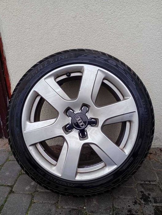 Felgi z oponami letnie audi volkswagen skoda 17 5x112 17 a3 a4 a6