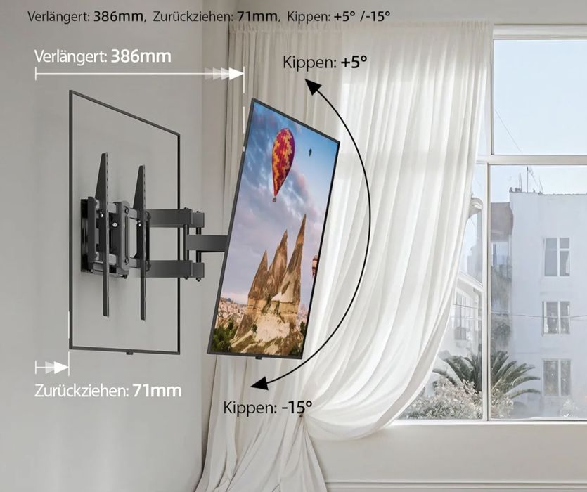 !!Uchwyt do Telewizora 37-86" Stojak Wieszak Super Mocny PREMIUM !!