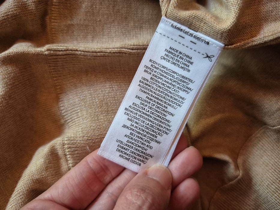 Sweter Sweterek Bawełniany Męski Rozpinany Ralph Lauren L