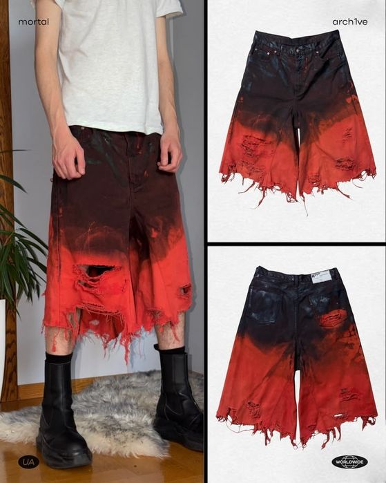 Шорты тренд 2026 шорти опиуи опіум y2k casual streetwear stussy balenciaga hysteric glamour rick owens maison margiela number nine if6was9 vetements