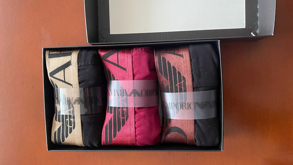 Bokserki majtki - 3 pary kolorowe - rozmiar M