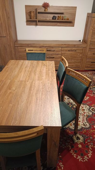 Stół rozkładany Gent 160/200/240x90 dąb stirling duży