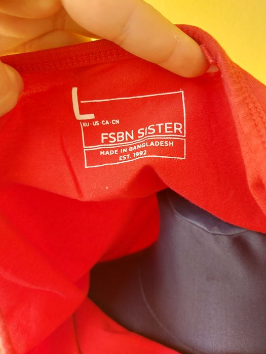 95% Bawełna Czerwona bluzka damska na ramiączkach bokserka gładka L 40