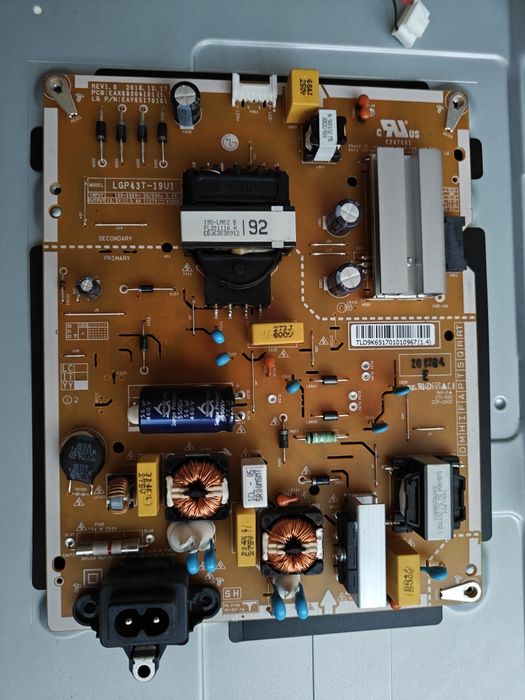 Блок живлення LGP43T-19U1, EAX68304101 для телевізора LG43UN74006LB