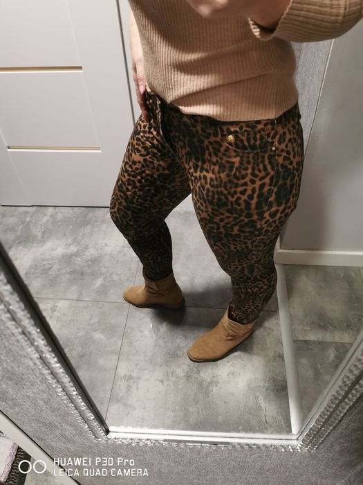 Spodnie panterka H&M NOWE r. L