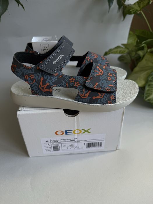шкіряні босоніжки 30р. Geox J Sandal Lightfloppy на хлопчика, сандалії, босоножки кожаные