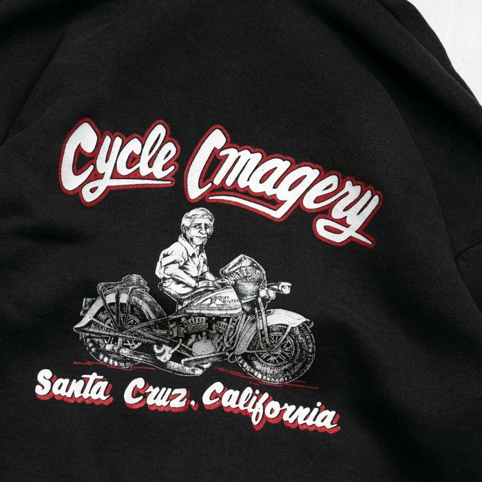 Bluza rozpinana Lee heavyweight Cycle Imagery shop made in USA M 90's