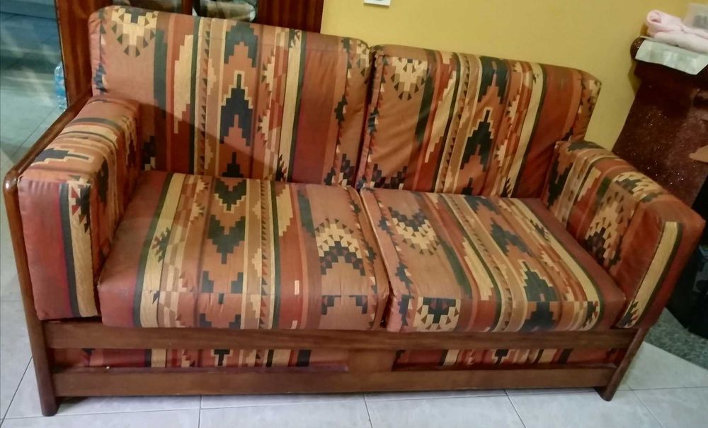Sofá cama cerejeira