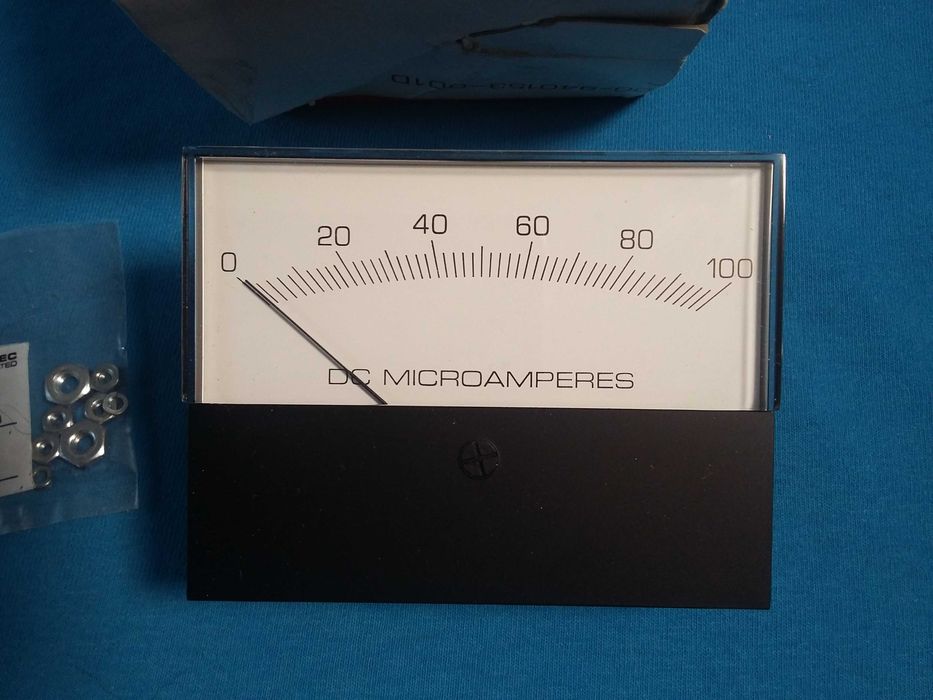 Микроамперметр щитовой постоянного тока MODUTEC 0-100 США