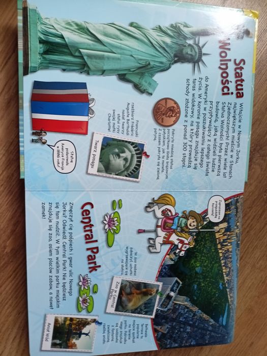 Dookoła świata Nowy Jork mapa figurki ciekawostki