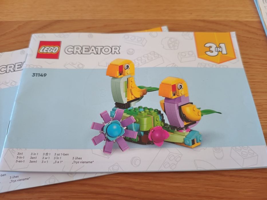 LEGO Creator 3w1 31149 Kwiaty w konewce – 100% KOMPLETNY + instrukcja