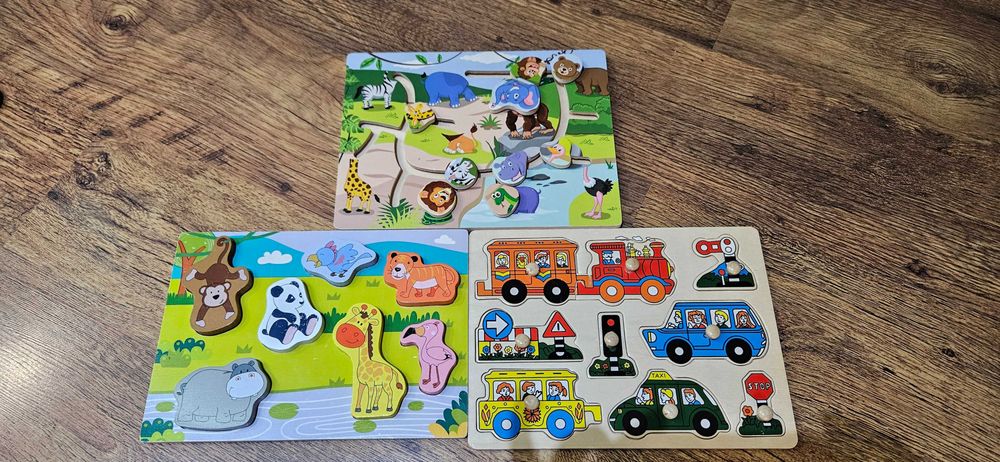 Układanki, ksiązeczki