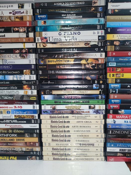 LIQUIDAÇÃO - Lote de 120 dvd´s