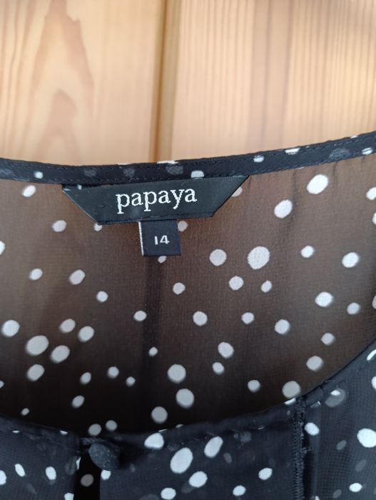 Prześwitująca bluzka Papaya