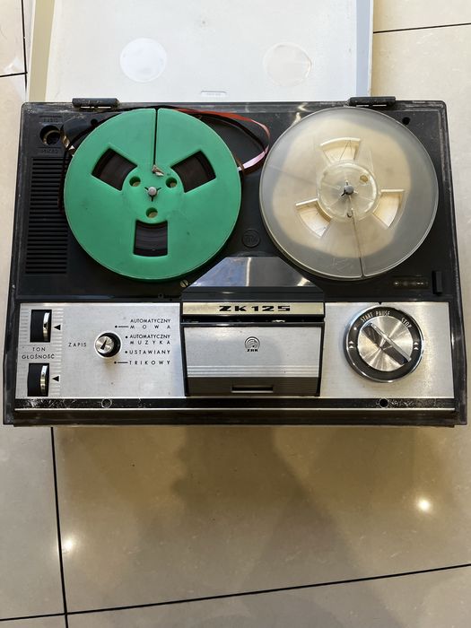 Magnetofon szpulowy unitra ZRK ZK 125