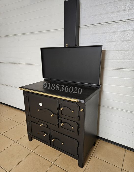 Fogão Lenha Rústico Forno Inox - Novos - Fabrico Nacional