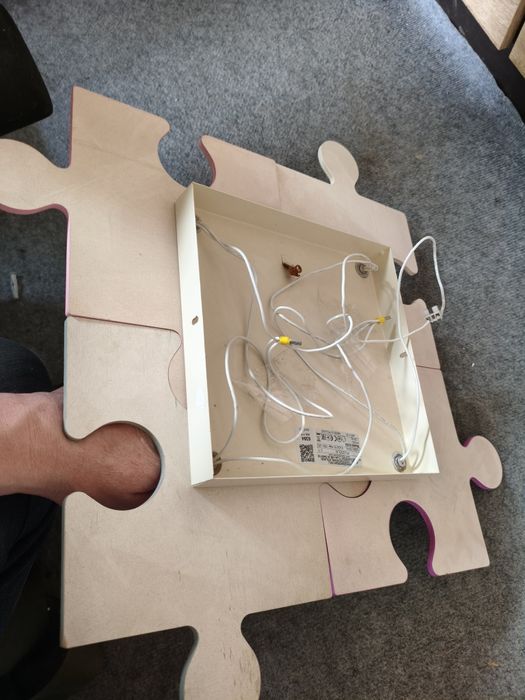 Lampa/plafon z serii puzzle