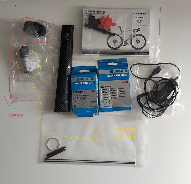 Rower szosowy SENSA Giulia GF Shimano Ultegra Di2 rama 53 na 170-178cm