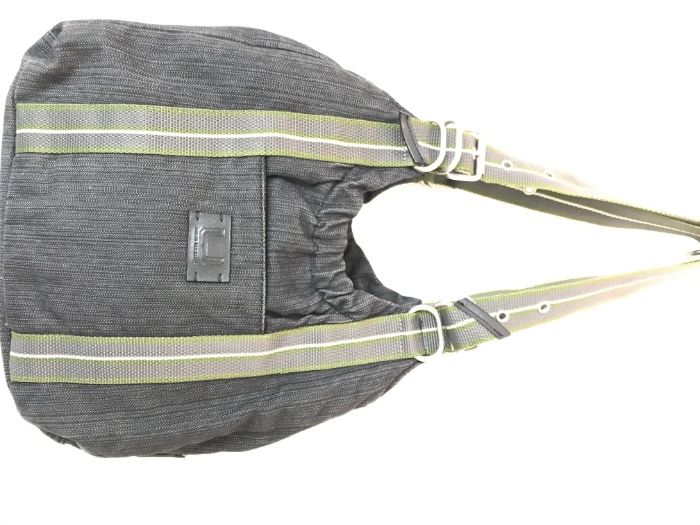 Adolfo Domingues Mala de tecido cor cinza