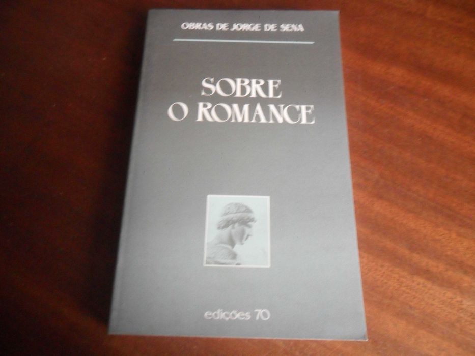 "SOBRE O ROMANCE" de Jorge de Sena - 1ª Edição de 1986