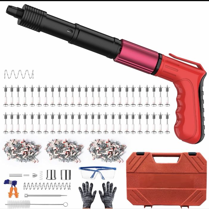 Pistola manual portátil para pregos em aço