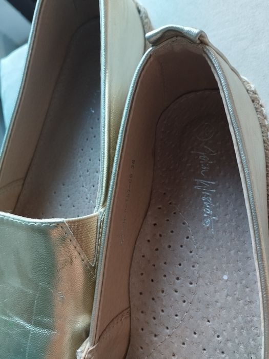 Buty mokasyny złote r. 38 idealne na wiosnę