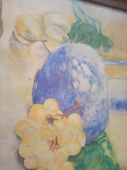 Obraz z,1952r. Drewniana ładna rama.